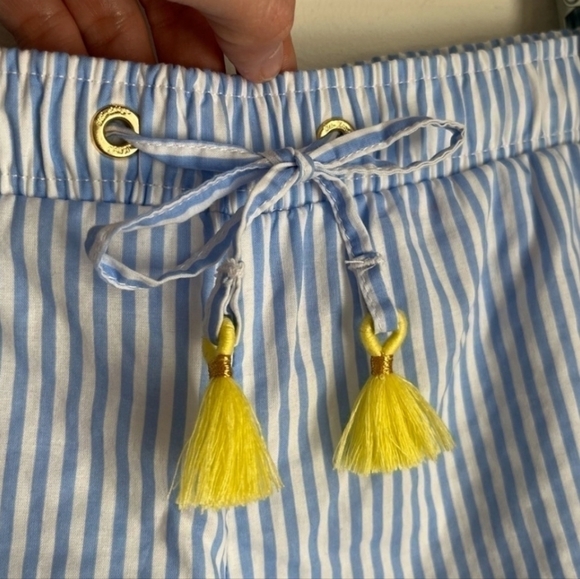Lilly Pulitzer 5" Katia Embroidered Short In Blue Peri Swizzle Stripe Size XS - Picture 6 of 8